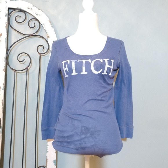 Abercrombie & Fitch Tops - Abercrombie and Fitch soft blue top large